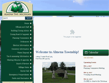 Tablet Screenshot of almenatownship.org